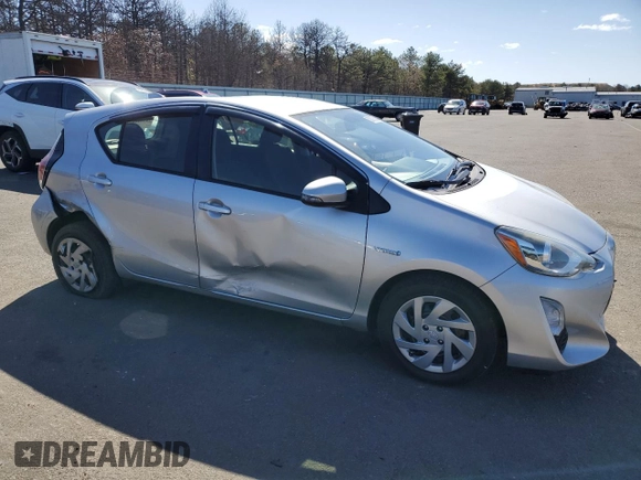 2015 Toyota Prius One with VIN JTDKDTB37F1585751, listed as a Copart auction lot 50072585 with 85,359 mi miles and Salvage Title. Bid and sale history available at DreamBid. Image 4.