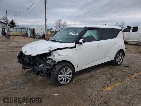 2021 Kia Soul LX with VIN KNDJ23AU8M7760661, listed as a Copart auction lot 50721985 with 84,536 mi miles and Salvage Title. Bid and sale history available at carsss.com. Image 1.