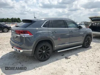 2022 Volkswagen Atlas SEL Premium R-Line with VIN 1V2FE2CA6NC219819, listed as a Copart auction lot 54796015 with 33,911 mi miles and Clean title. Bid and sale history available at DreamBid. Image 3.