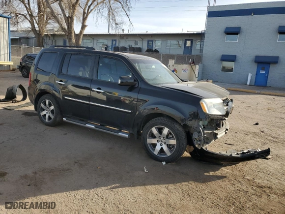 2013 Honda Pilot Touring with VIN 5FNYF4H92DB022875, listed as a Copart auction lot 85549934 with 143,472 mi miles and Salvage Title. Bid and sale history available at carsss.com. Image 4.