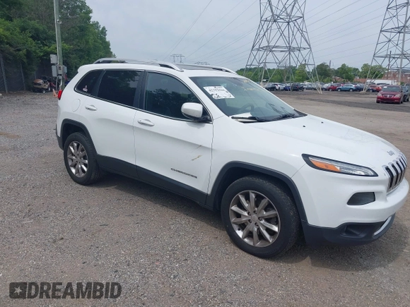 2017 Jeep Cherokee Limited with VIN 1C4PJMDB1HW622467, listed as a IAAI auction lot 42352566 with 138,791 mi miles and . Bid and sale history available at DreamBid. Image 1.
