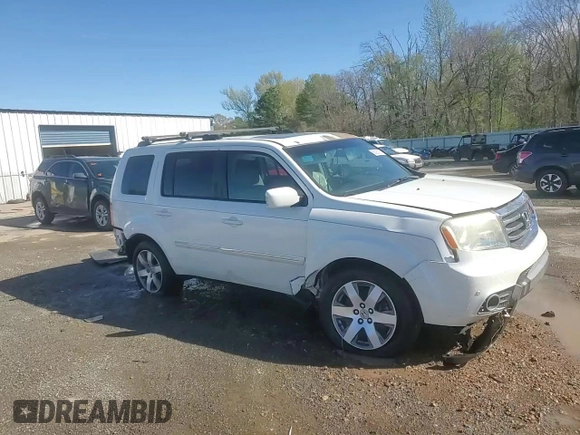 2013 Honda Pilot Touring with VIN 5FNYF4H92DB031771, listed as a Copart auction lot 50083125 with 229,059 mi miles and Salvage Title. Bid and sale history available at DreamBid. Image 14.