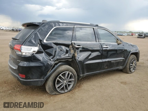 2017 Jeep Grand Cherokee Limited with VIN 1C4RJFBG5HC794277, listed as a Copart auction lot 61822845 with 115,725 mi miles and Salvage title. Bid and sale history available at DreamBid. Image 3.
