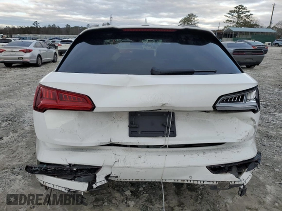 2020 Audi SQ5 Prestige with VIN WA1C4AFYXL2082701, listed as a Copart auction lot 82189943 with Not Provided miles and . Bid and sale history available at DreamBid. Image 6.