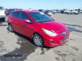2012 Hyundai Accent GS with VIN KMHCT5AE6CU030446, listed as a IAAI auction lot 42477404 with 186,220 mi miles and . Bid and sale history available at DreamBid. Image 1.