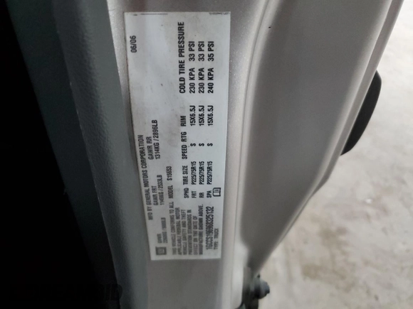 2006 Chevrolet Colorado 1LT z VIN 1GCCS196968325132, wystawiony jako Copart lot #49249145 z przebiegiem 58 552 mil mil oraz Czysty tytuł • Clean title. Historia ofert i sprzedaży dostępna na DreamBid. Obrazek 12.
