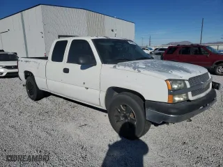 2003 Chevrolet Silverado 1500 Work Truck with VIN 2GCEC19X831130085, listed as a Copart auction lot 84295874 with 204,175 mi miles and Salvage Title. Bid and sale history available at carsss.com. Image 4.