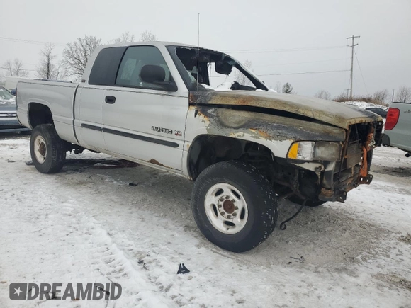 2001 Dodge Ram 2500 with VIN 3B7KF23Z81G772708, listed as a Copart auction lot 86132184 with 0 mi miles and Clean Title. Bid and sale history available at carsss.com. Image 4.