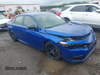 2024 Honda Civic Sport with VIN 2HGFE2F57RH557637, listed as a IAAI auction lot 42244108 with 18,186 mi miles and . Bid and sale history available at DreamBid. Image 1.