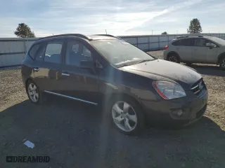 2007 Kia Rondo LX with VIN KNAFG525477091638, listed as a Copart auction lot 71714004 with 195,363 mi miles and Salvage Title. Bid and sale history available at carsss.com. Image 4.