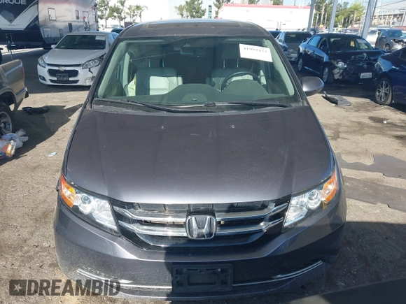 2014 Honda Odyssey EX-L with VIN 5FNRL5H61EB079742, listed as a IAAI auction lot 41992473 with 125,397 mi miles and . Bid and sale history available at carsss.com. Image 12.