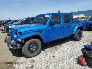 2021 Jeep Gladiator Willys с VIN 1C6HJTAG2ML611446, выставлен на аукционе Copart как лот 54394025 с пробегом 37 914 миль миль и Списание • Salvage title. История ставок и продаж доступна на DreamBid. Изображение 1.