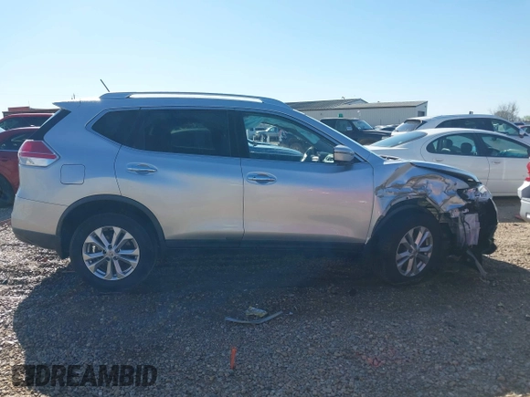 2016 Nissan Rogue SV with VIN KNMAT2MT6GP714311, listed as a IAAI auction lot 41802626 with 86,660 mi miles. Bid and sale history available at carsss.com. Image 13.