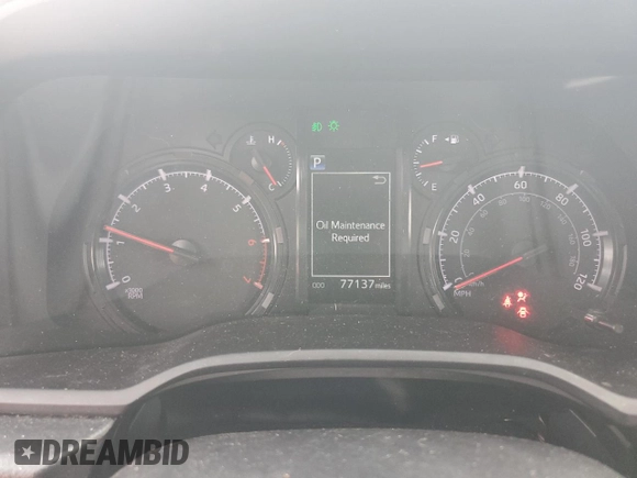 2022 Toyota 4Runner SR5 Premium with VIN JTENU5JR4N5995179, listed as a Copart auction lot 61040735 with 77,137 mi miles and Salvage title. Bid and sale history available at DreamBid. Image 9.
