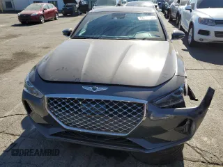 2021 Genesis G70 2.0T with VIN KMTG34LA4MU077004, listed as a Copart auction lot 71836194 with 51,624 mi miles and Salvage Title. Bid and sale history available at DreamBid. Image 5.
