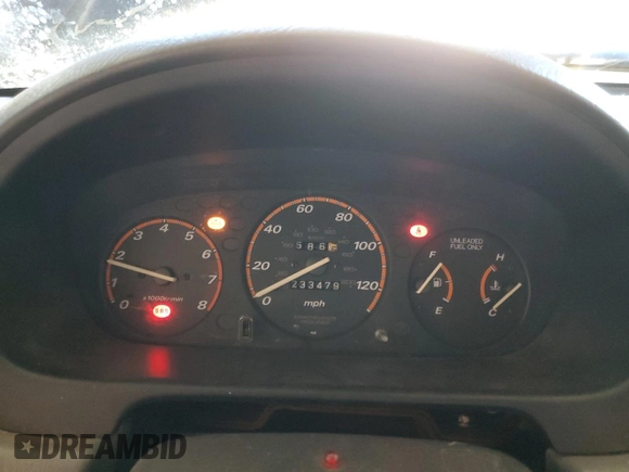 1998 Honda CR-V EX with VIN JHLRD1762WC051778, listed as a Copart auction lot 43252465 with 233,479 mi miles and Salvage Title. Bid and sale history available at carsss.com. Image 9.