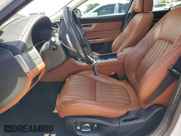 2018 Jaguar XF 35t Portfolio Ltd Edition with VIN SAJBN4EV9JCY53925, listed as a Copart auction lot 64157684 with 37,651 mi miles and Salvage Title. Bid and sale history available at carsss.com. Image 7.
