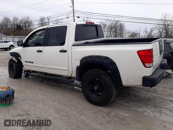 2012 Nissan Titan S with VIN 1N6AA0EJ4CN307050, listed as a Copart auction lot 43375035 with Not Provided miles and Salvage Title. Bid and sale history available at carsss.com. Image 2.