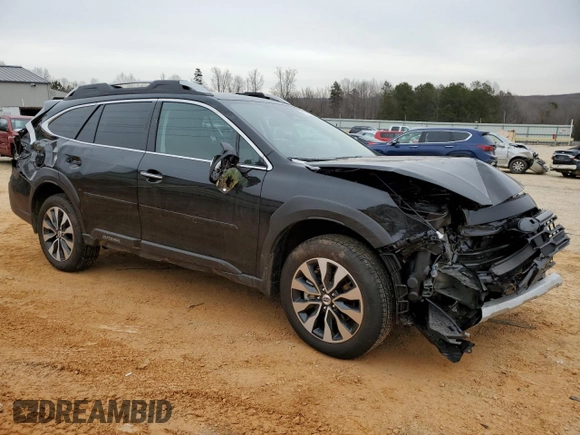 2025 Subaru Outback Touring XT with VIN 4S4BTGPDXS3140782, listed as a Copart auction lot 87709275 with 6,946 mi miles and Salvage Title. Bid and sale history available at carsss.com. Image 4.