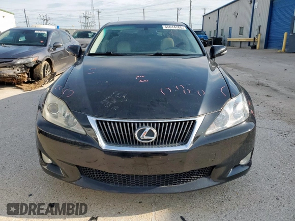 2010 Lexus IS 250 z VIN JTHBF5C28A2097597, wystawiony jako Copart lot #55614765 z przebiegiem 119 166 mil mil oraz Szkoda całkowita • Salvage title. Historia ofert i sprzedaży dostępna na DreamBid. Obrazek 5.