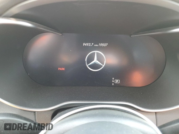 2021 Mercedes-Benz C 300 with VIN W1KWF8DBXMR638766, listed as a Copart auction lot 42577795 with 19,507 mi miles and Salvage Title. Bid and sale history available at carsss.com. Image 9.