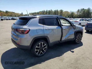 2018 Jeep Compass Limited with VIN 3C4NJDCBXJT114406, listed as a Copart auction lot 55061375 with 101,858 mi miles and Salvage title. Bid and sale history available at DreamBid. Image 3.