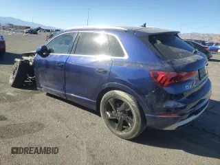 2022 Audi Q3 Premium with VIN WA1AUCF31N1005084, listed as a Copart auction lot 86450304 with 33,088 mi miles and Salvage Title. Bid and sale history available at carsss.com. Image 2.