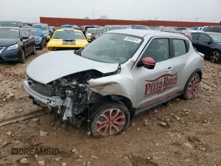2015 Nissan Juke S with VIN JN8AF5MV1FT553824, listed as a Copart auction lot 50950014 with 44,304 mi miles and Clean Title. Bid and sale history available at carsss.com. Image 1.