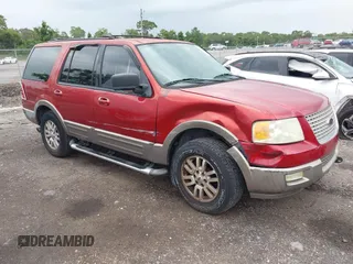 2004 Ford Expedition Eddie Bauer with VIN 1FMRU17W54LA08302, listed as a IAAI auction lot 42623074 with 188,780 mi miles and . Bid and sale history available at DreamBid. Image 1.