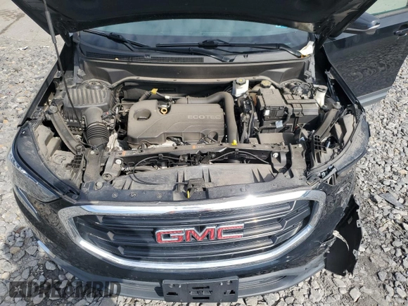 2019 GMC Terrain SLE with VIN 3GKALTEV0KL310810, listed as a Copart auction lot 63398845 with 56,302 mi miles and Salvage title. Bid and sale history available at DreamBid. Image 12.
