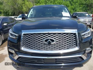 2018 Infiniti QX80 with VIN JN8AZ2NF4J9660983, listed as a IAAI auction lot 42063055 with 24,347 mi miles. Bid and sale history available at carsss.com. Image 6.