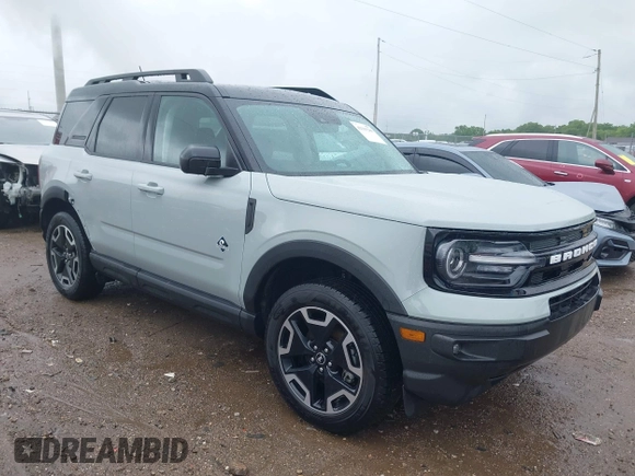 2023 Ford Bronco Sport Outer Banks z VIN 3FMCR9C61PRD19727, wystawiony jako IAAI lot #42315280 z przebiegiem 69 985 mil mil oraz . Historia ofert i sprzedaży dostępna na DreamBid. Obrazek 1.