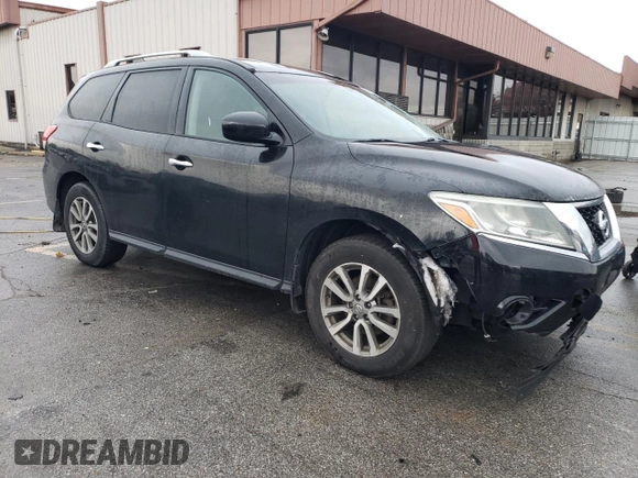 2013 Nissan Pathfinder Platinum with VIN 5N1AR2MM4DC604153, listed as a Copart auction lot 80937324 with 201,974 mi miles and Salvage Title. Bid and sale history available at carsss.com. Image 4.