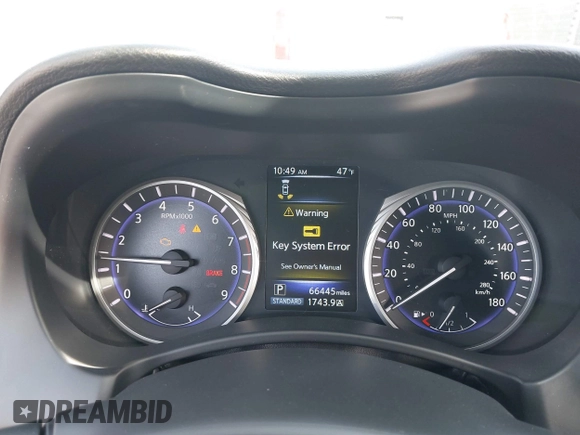 2017 Infiniti Q60 Premium с VIN JN1EV7EK8HM362692, выставлен на аукционе IAAI как лот 41841733 с пробегом 66 445 миль миль и . История ставок и продаж доступна на DreamBid. Изображение 7.