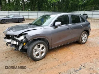 2023 Honda HR-V LX with VIN 3CZRZ1H31PM707031, listed as a Copart auction lot 56299155 with 24,739 mi miles and Salvage title. Bid and sale history available at DreamBid. Image 1.