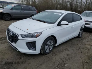 2022 Hyundai Ioniq Blue with VIN KMHC65LCXNU281198, listed as a Copart auction lot 77333483 with 36,620 mi miles and Salvage Title. Bid and sale history available at DreamBid. Image 1.