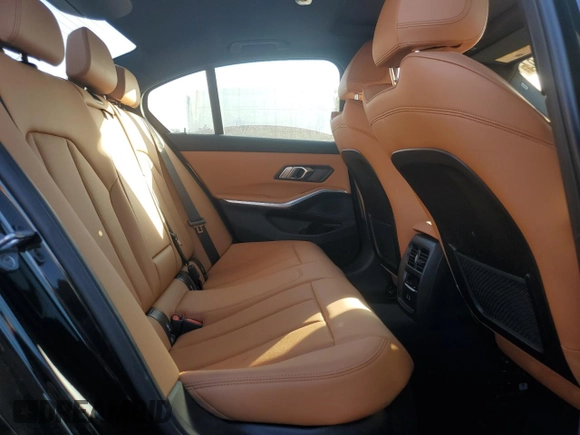 2023 BMW 3 Series 330e with VIN 3MW39FF03P8D33433, listed as a Copart auction lot 86197104 with 12,023 mi miles and Salvage Title. Bid and sale history available at carsss.com. Image 10.
