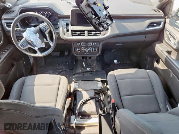 2021 Chevrolet Tahoe Commercial with VIN 1GNSCLED4MR478251, listed as a Copart auction lot 65281205 with Not provided miles and Salvage title. Bid and sale history available at DreamBid. Image 8.