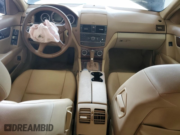 2008 Mercedes-Benz C 300 Sport with VIN WDDGF81XX8F145729, listed as a Copart auction lot 63607305 with Not provided miles and Clean title. Bid and sale history available at DreamBid. Image 8.