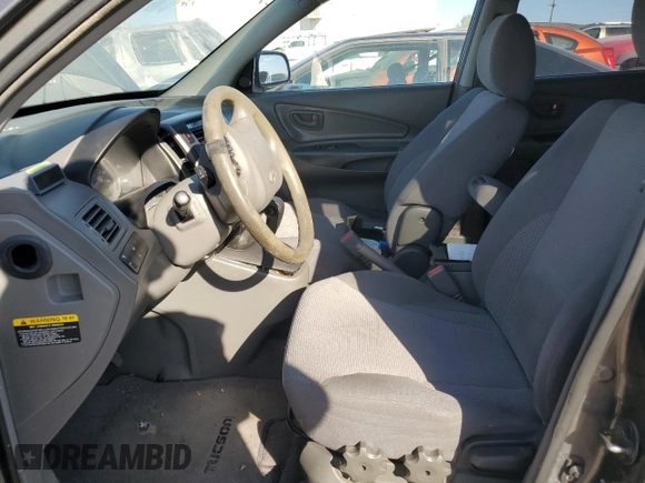 2007 Hyundai Tucson GLS with VIN KM8JM12B47U586150, listed as a Copart auction lot 75758794 with 203,714 mi miles and Clean Title. Bid and sale history available at carsss.com. Image 7.