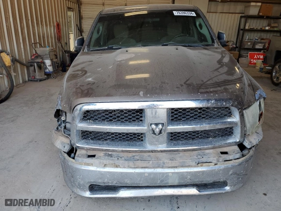 2010 Dodge Ram 1500 SLT with VIN 1D7RB1CP5AS180166, listed as a Copart auction lot 76396334 with 128,234 mi miles and Salvage Title. Bid and sale history available at carsss.com. Image 5.