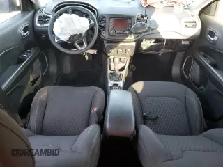 2018 Jeep Compass Sport z VIN 3C4NJCABXJT106979, wystawiony jako Copart lot #62165865 z przebiegiem Nie podano mil oraz Szkoda całkowita • Salvage title. Historia ofert i sprzedaży dostępna na DreamBid. Obrazek 8.