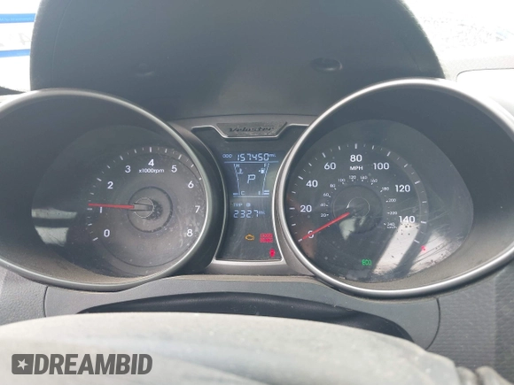 2013 Hyundai Veloster w/Black Int with VIN KMHTC6AD2DU158889, listed as a IAAI auction lot 41878065 with 157,450 mi miles and . Bid and sale history available at DreamBid. Image 7.