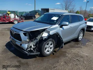 2023 Toyota Highlander L with VIN 5TDKDRAH6PS502220, listed as a IAAI auction lot 41907736 with 67,977 mi miles. Bid and sale history available at carsss.com. Image 17.