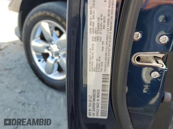 2021 Ram 1500 Tradesman z VIN 3C6RR6KT9MG663728, wystawiony jako Copart lot #78219694 z przebiegiem 15 492 mil mil oraz Szkoda całkowita • Salvage title. Historia ofert i sprzedaży dostępna na DreamBid. Obrazek 12.