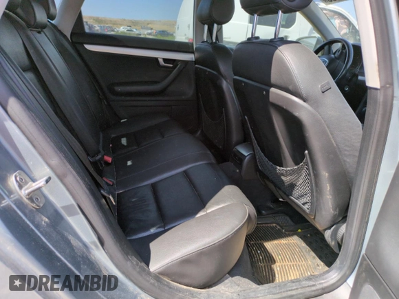 2007 Audi A4 2.0T with VIN WAUDF78EX7A024896, listed as a Copart auction lot 59593995 with 151,980 mi miles and Salvage title. Bid and sale history available at DreamBid. Image 10.