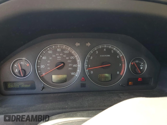 2005 Volvo S60 with VIN YV1RS592452426153, listed as a Copart auction lot 53129744 with 191,056 mi miles and Salvage Title. Bid and sale history available at carsss.com. Image 9.