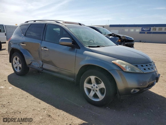 2005 Nissan Murano SL with VIN JN8AZ08W75W439014, listed as a Copart auction lot 50821545 with 184,992 mi miles and Salvage Title. Bid and sale history available at carsss.com. Image 4.