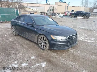 2012 Audi A6 3.0T Prestige with VIN WAUJGAFC9CN172104, listed as a IAAI auction lot 41297554 with 170,940 mi miles. Bid and sale history available at carsss.com. Image 1.