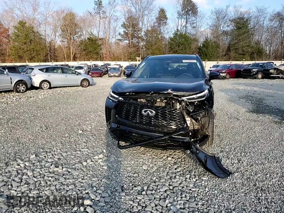 2025 Infiniti QX60 Luxe с VIN 5N1AL1FS4SC335155, выставлен на аукционе Copart как лот 85794674 с пробегом 1 278 миль миль и Списание • Salvage title. История ставок и продаж доступна на DreamBid. Изображение 12.